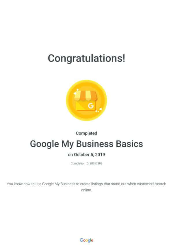 Google My Business Basics