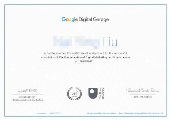 Google Digital Garage